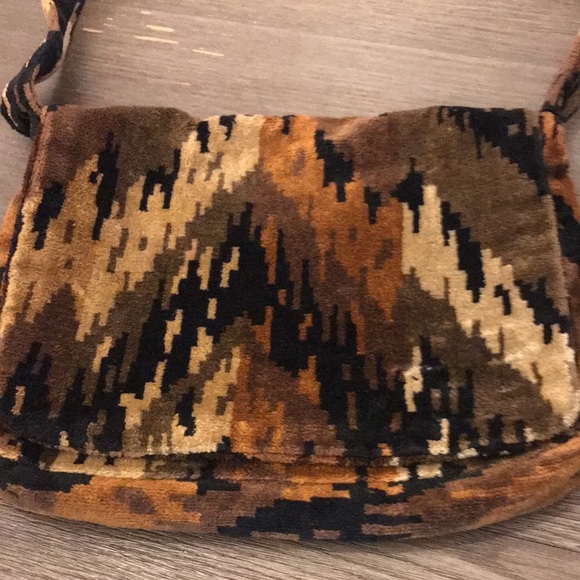 Vintage groovy retro hobo handmade purse 70’s vibe - Picture 12 of 14